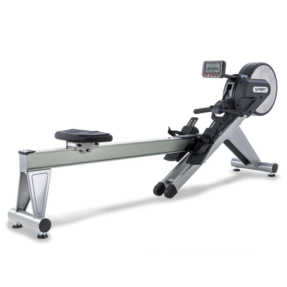 Rower right angle view Spirit Fitness CRW800