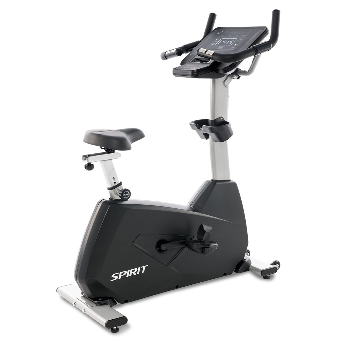 Viewing upright bike angled right frame position