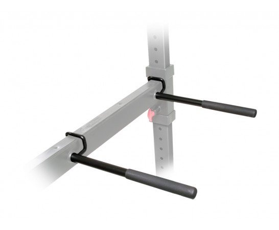Dip attachment supporting stable upper body workouts