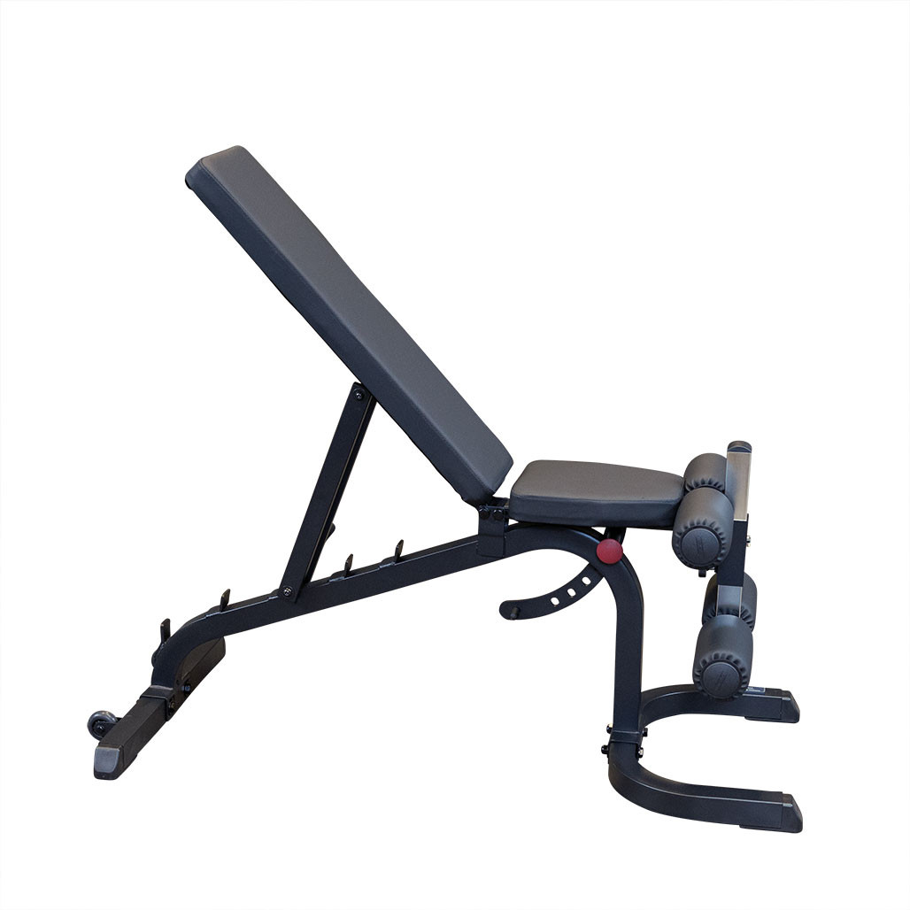 Performing incline workouts using adjustable bench system