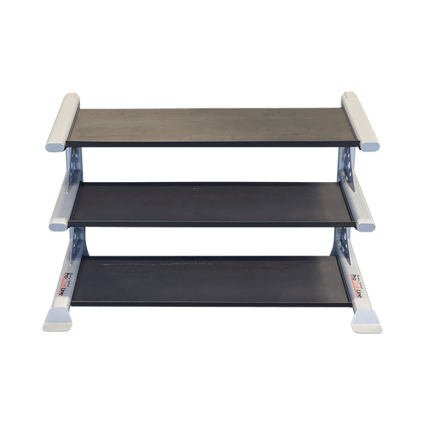 Dumbbell storage rack full view