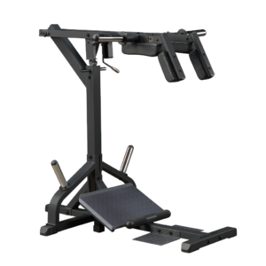 Performing Squats And Calf Raises On Body-Solid Leverage Squat Calf Machine