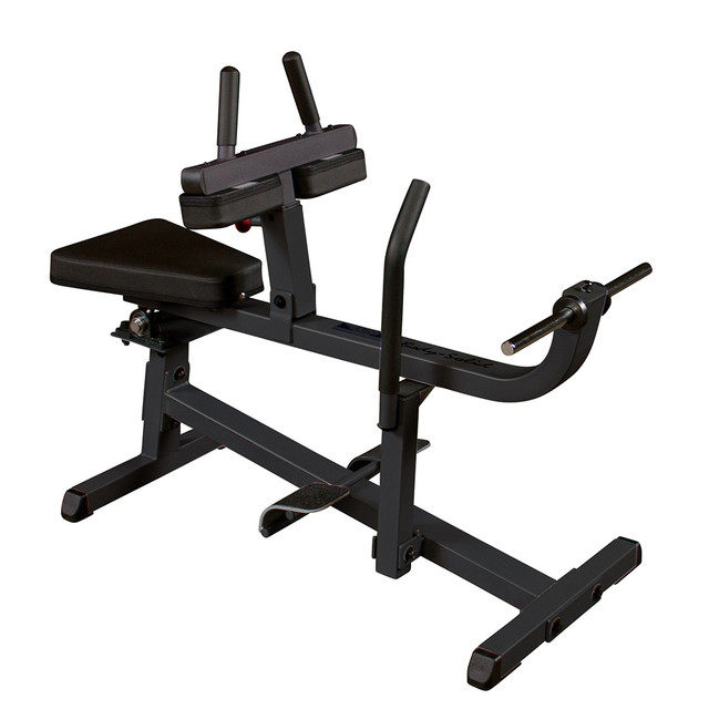 Training Calves With GSCR349 Commercial Seated Calf Raise Foot Platform