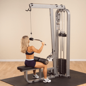Executing Lat Pulldown Exercise Using Selectorized Machine