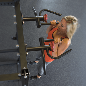 Expand pull-up options using multi-grip bar