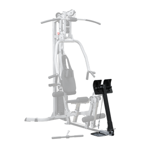 Alternate cutaway view of leg press unit