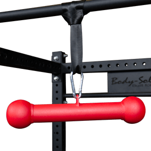 Attach dog bone grips securely with straps