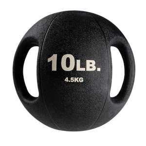 Dual grip medicine ball lightweight