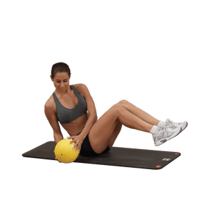 Exercise performed on hanging foam mat