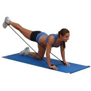 Resistance tube curl exercise