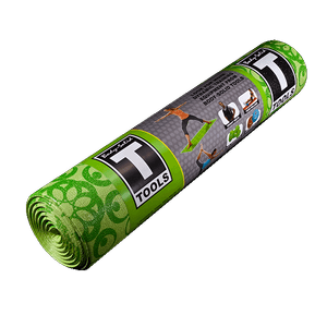 Premium yoga mat shown laid flat