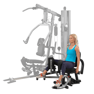 Thigh attachment cutout shown to highlight pad layout and support points