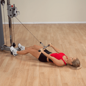 Lying cable curl starting position