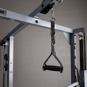 Adjustable nylon handle angle view