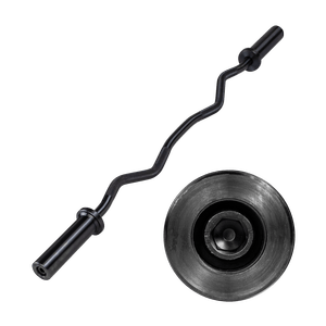 Enhance arm workouts with Olympic curl bar