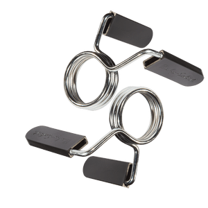 Present Olympic spring collars used for plate security