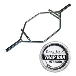 Present full view of Olympic shrug bar design