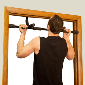 Chin-up exercise performed on pull-up bar