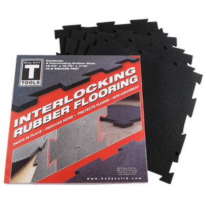 Rubber flooring tile shown top down to display surface finish