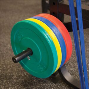 Add plate storage directly to power rack uprights