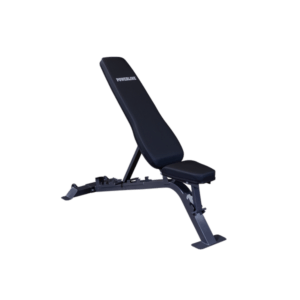 Present clean product cutout for adjustable bench