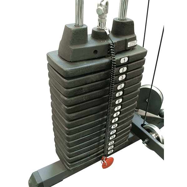 Upgrading selectorized weight stack capacity