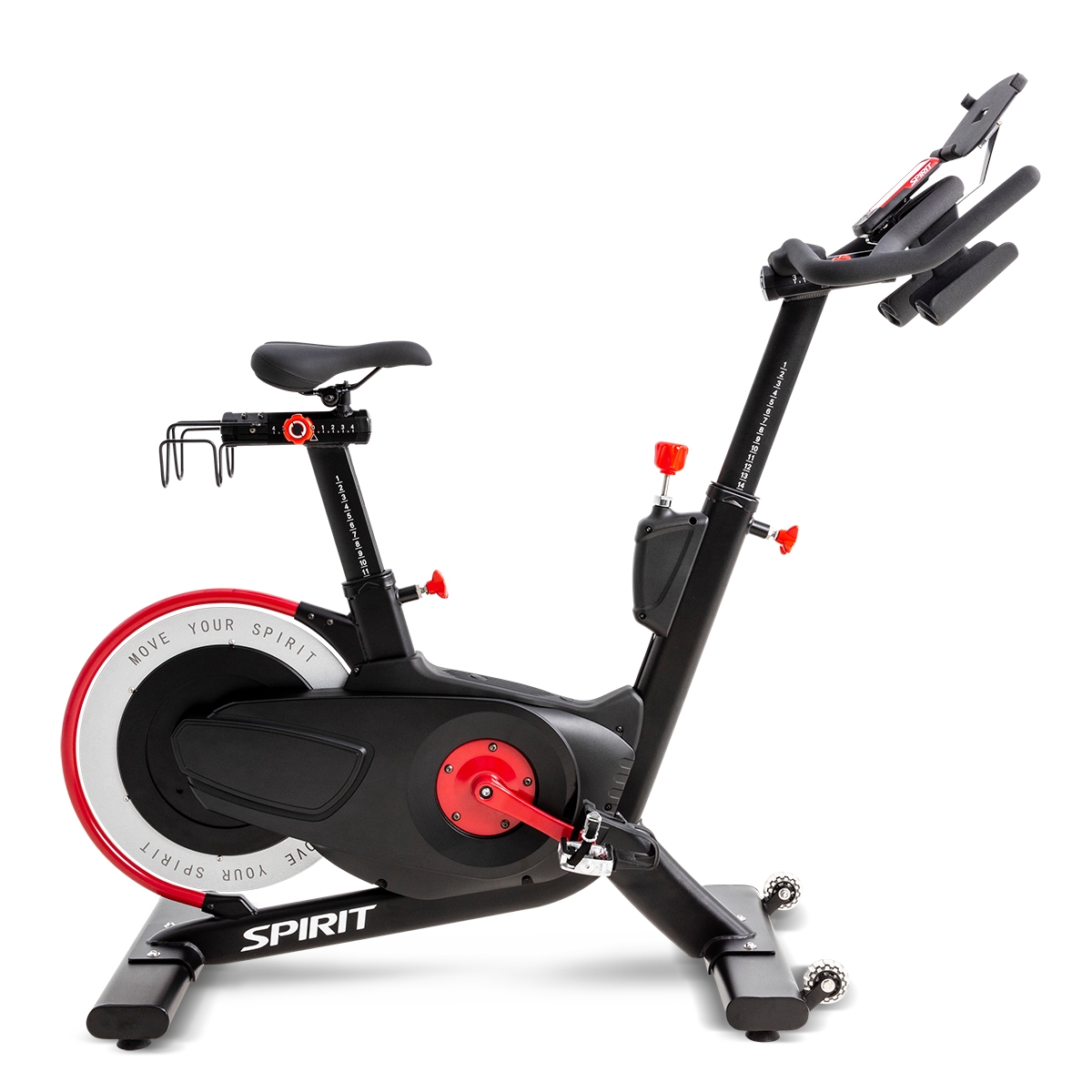 Indoor cycle right side view Spirit Fitness CIC850