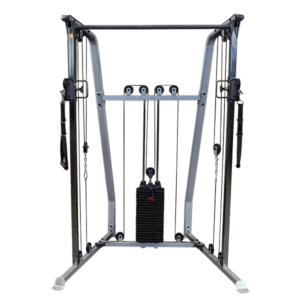Isolated cutout image of Powerline PFT50 functional trainer frame