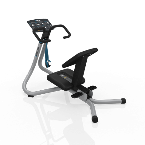 Precor C240 stretch trainer full view titanium finish