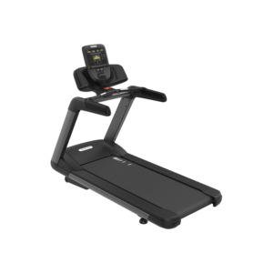 Storm grey Precor TRM treadmill designed for commercial cardio use
