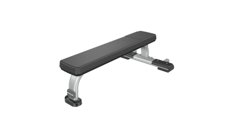 Providing stable support for flat bench strength exercises