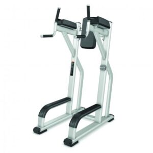Supporting bodyweight training with a vertical knee up station