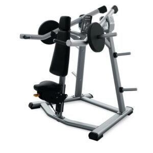 Displaying full shoulder press machine structure