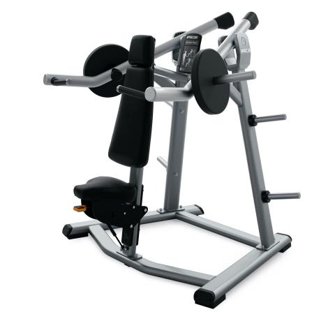 Displaying full shoulder press machine structure
