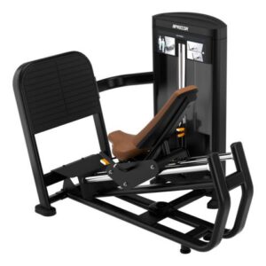 Building lower body strength using a plate loaded leg press machine