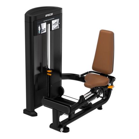 Isolating lower leg muscles using a seated calf extension machine