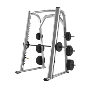 Guiding barbell movement using a commercial Smith machine