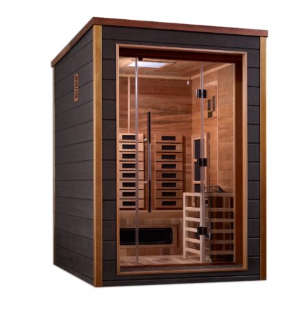 Nora 2 Person Outdoor-Indoor Hybrid Full Spectrum Sauna - Image 2