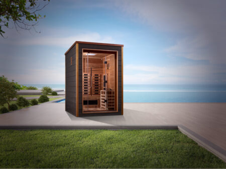 Nora 2 Person Outdoor-Indoor Hybrid Full Spectrum Sauna - Image 7