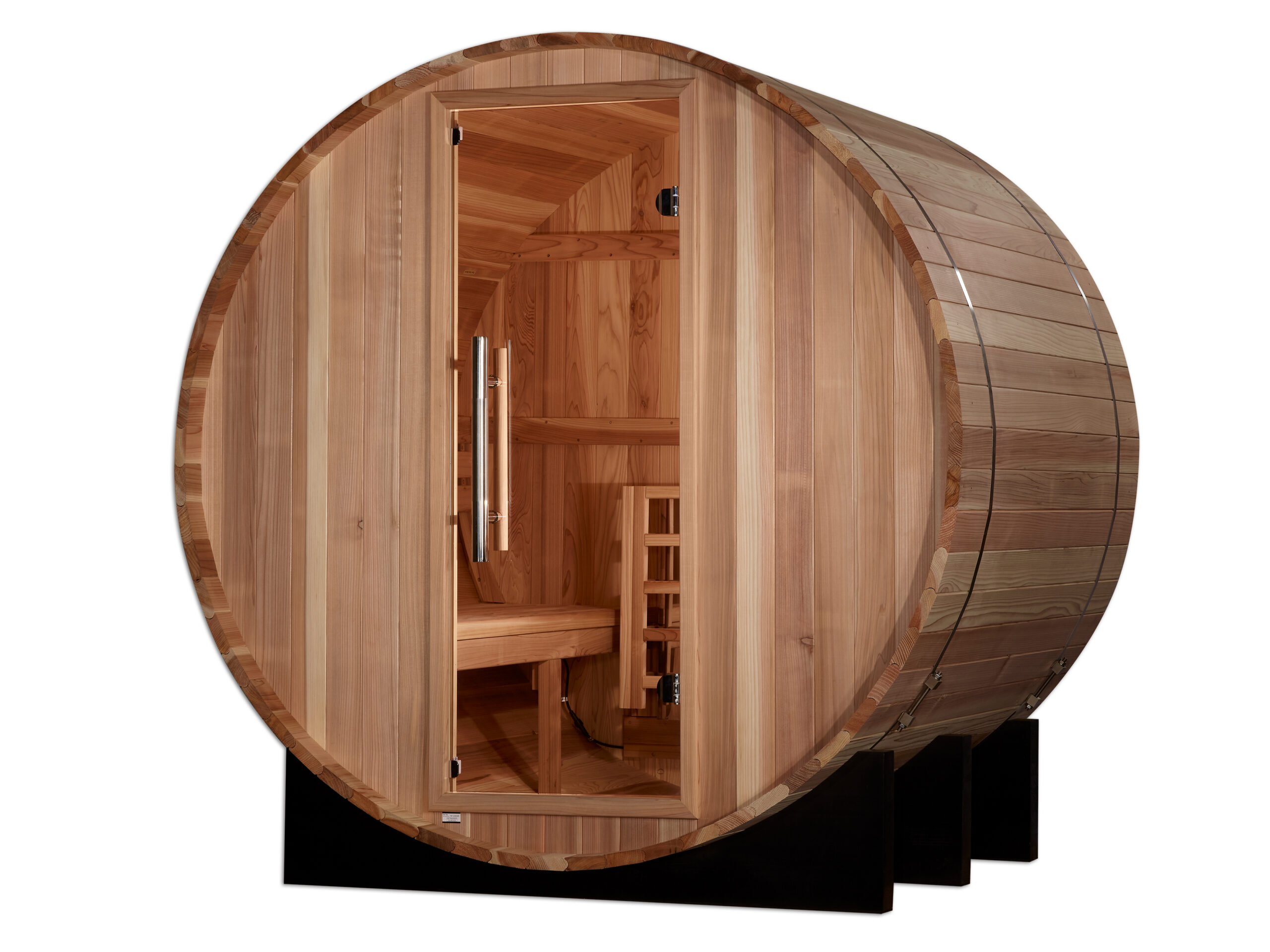 St. Moritz 2 Person Barrel Traditional Sauna - Image 2