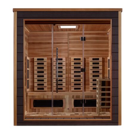 Visby 3 Person Outdoor-Indoor Hybrid Full Spectrum Sauna