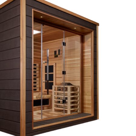 Visby 3 Person Outdoor-Indoor Hybrid Full Spectrum Sauna - Image 8