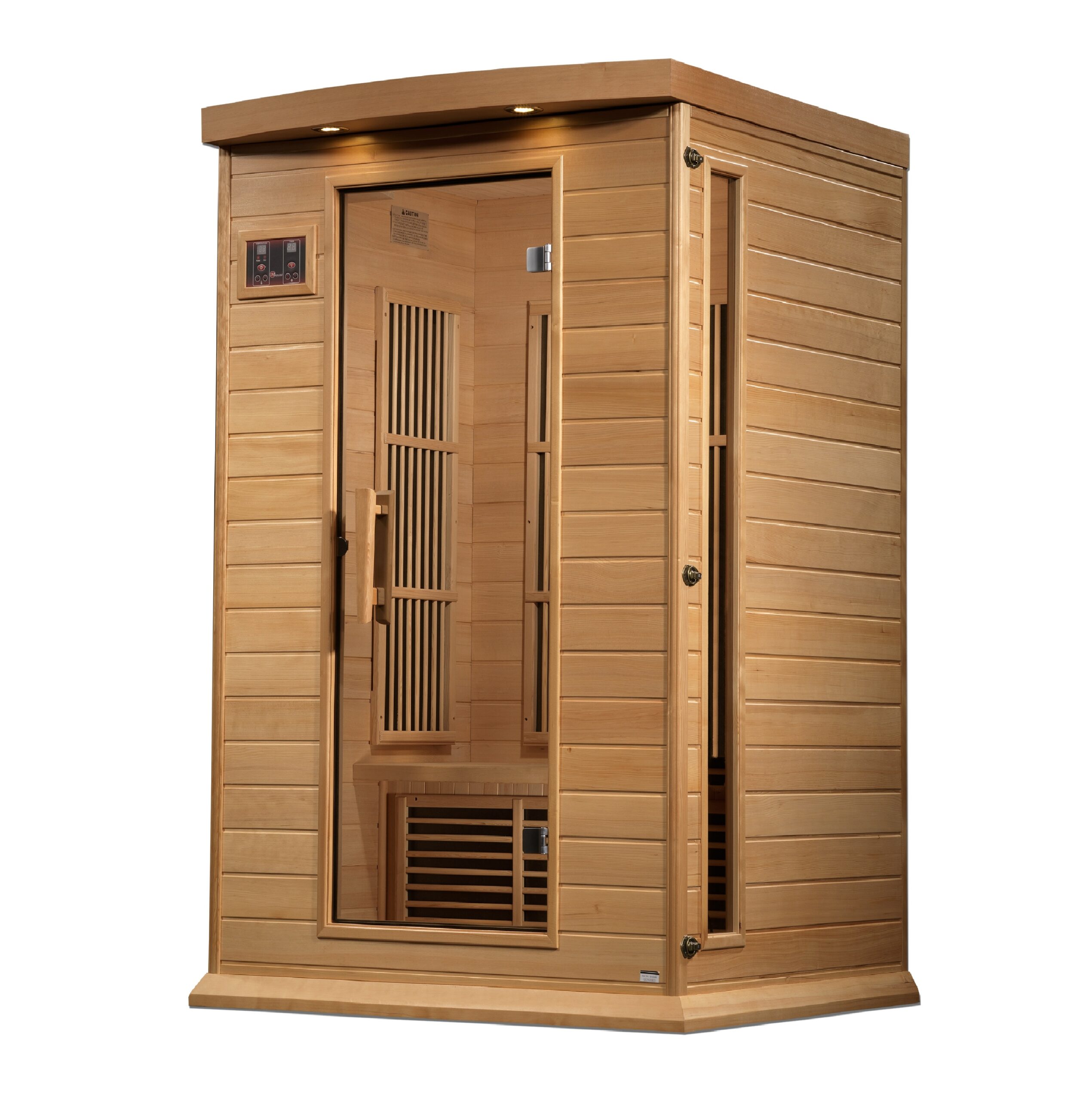 Maxxus 3 Person Near Zero EMF FAR Infrared Sauna - Canadian Hemlock - Image 2