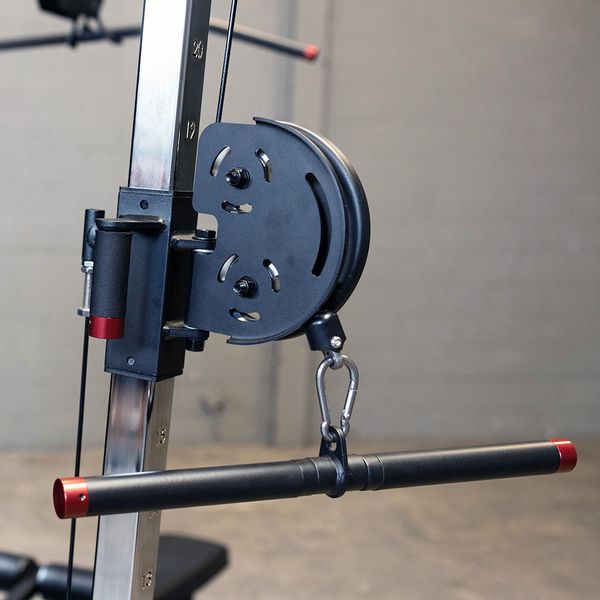 Using smooth cable pulleys on a commercial four stack gym system