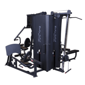 Training multiple users simultaneously with a four stack commercial gym