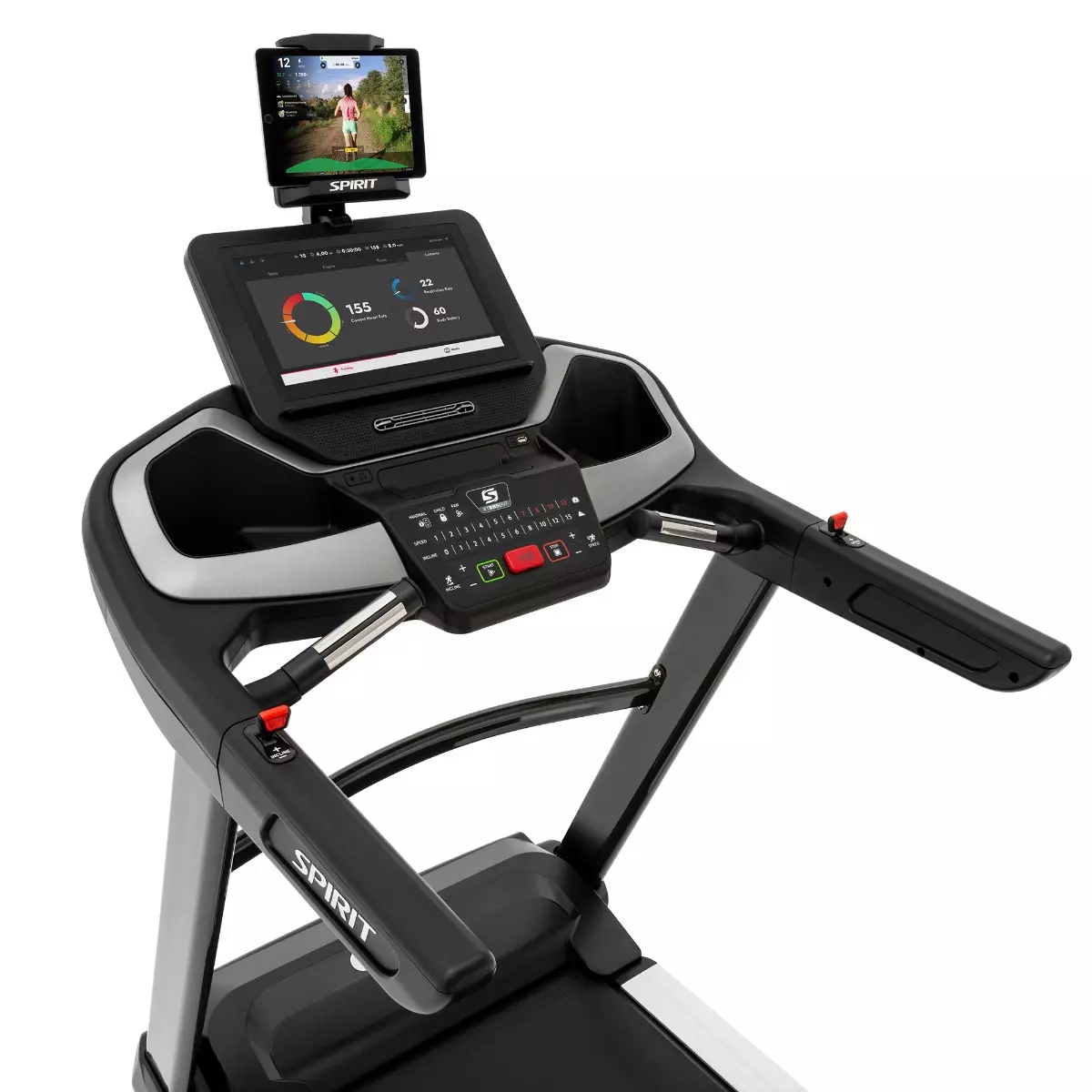 Streaming guided workouts on treadmill console