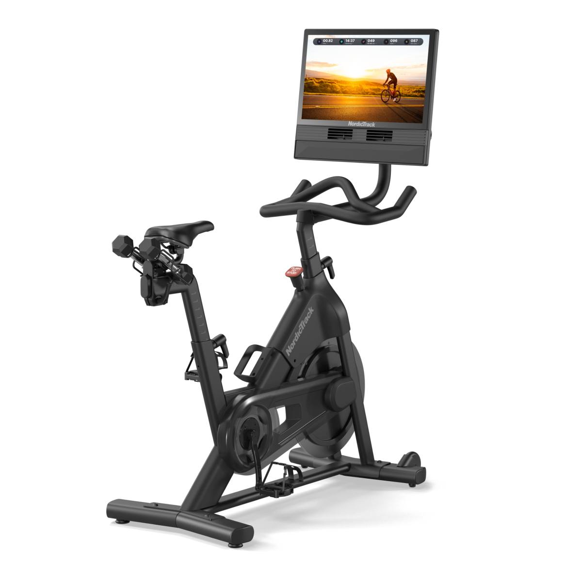 Following immersive cycling classes on studio bike